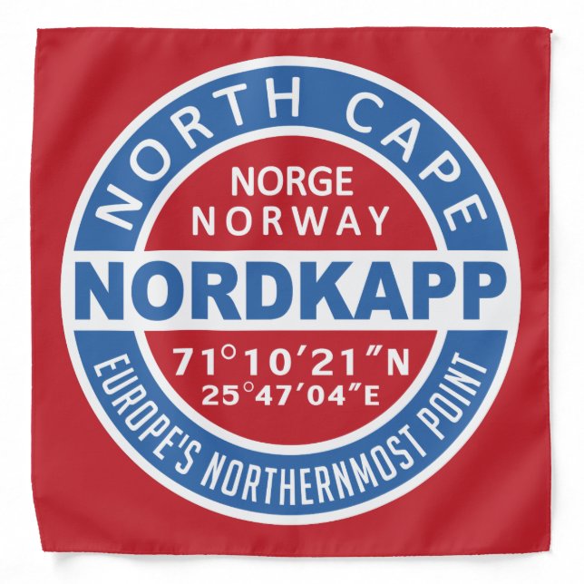 NORDKAPP Norway bandana (Front)