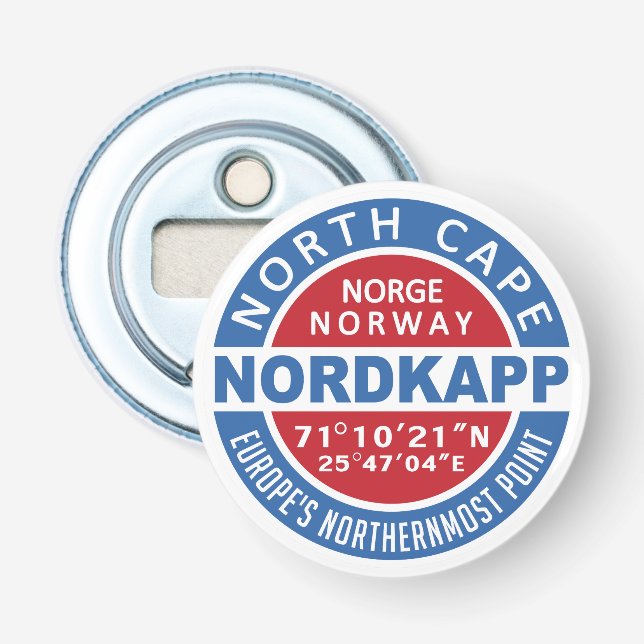 NORDKAPP Norway bottle opener (Front)