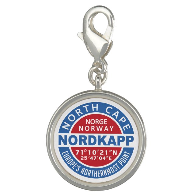 NORDKAPP Norway charm / bracelet (Front)