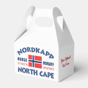 NORDKAPP Norway custom favor box