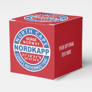 NORDKAPP Norway custom favor box