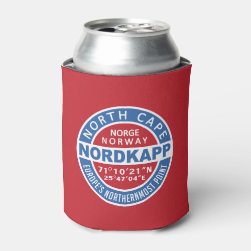 NORDKAPP Norway custom monogram can cooler
