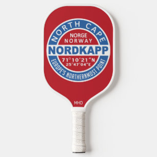 NORDKAPP Norway Custom Monogram Pickleball Paddle