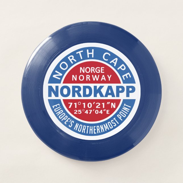 NORDKAPP Norway frisbee (Front)