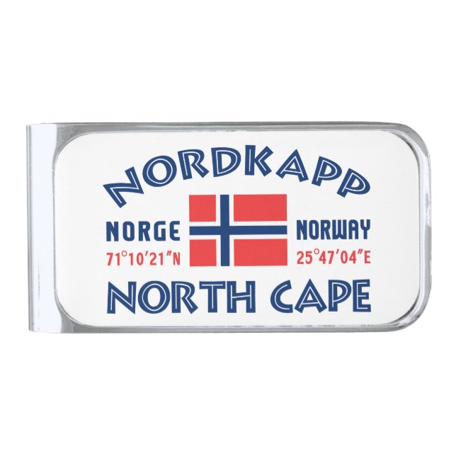 NORDKAPP Norway money clip (Front)