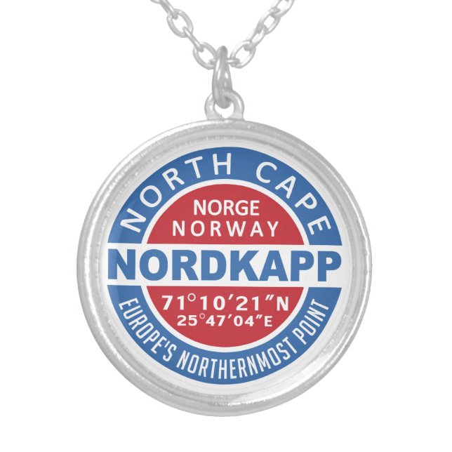 NORDKAPP Norway necklace (Front)