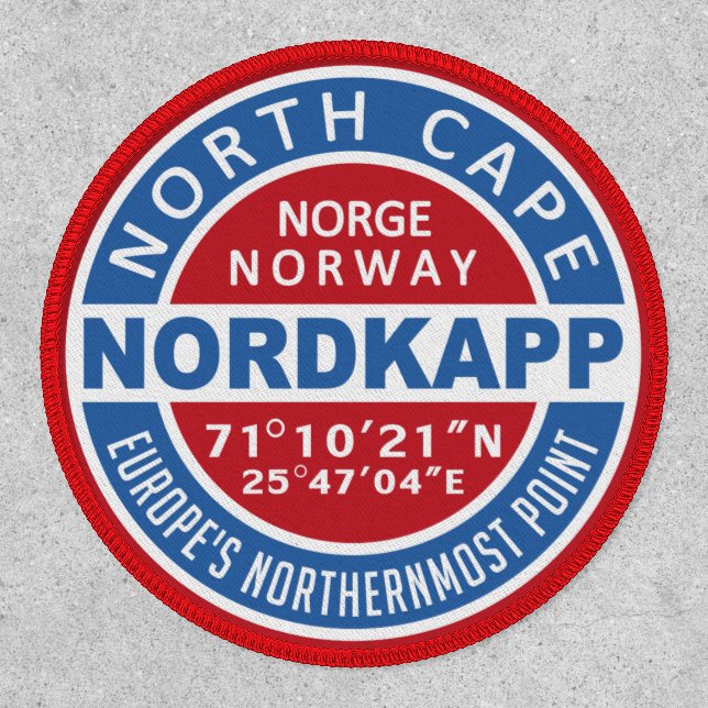 NORDKAPP Norway Patch (Front)