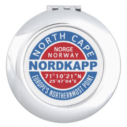 NORDKAPP Norway pocket mirror