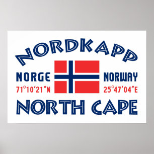 NORDKAPP Norway poster