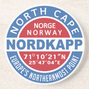 NORDKAPP Norway sandstone coaster