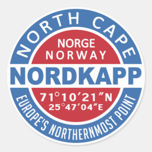 NORDKAPP Norway stickers