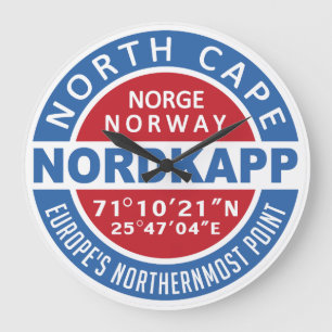 NORDKAPP Norway wall clock