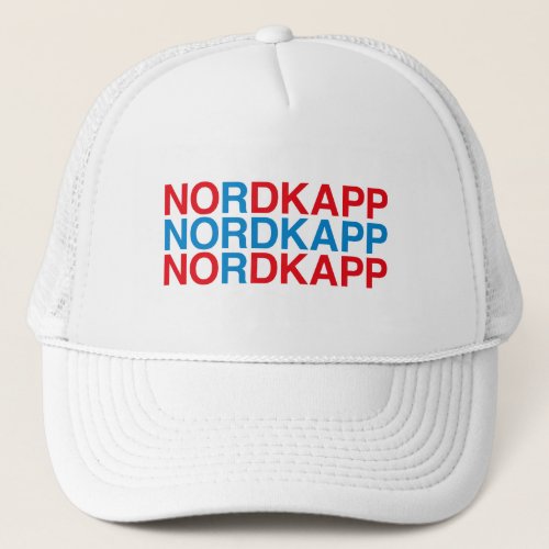 NORDKAPP Norwegian Flag Trucker Hat