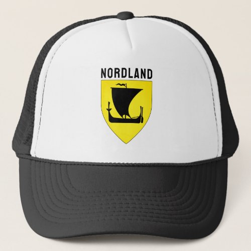 Nordland fylke coat of arms _ NORWAY Trucker Hat