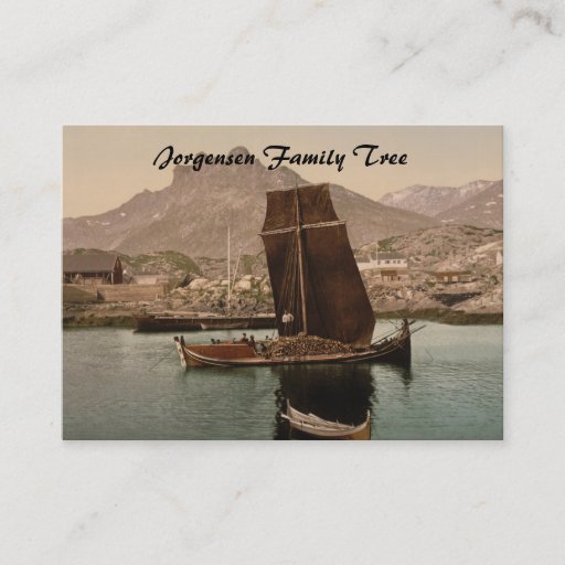Customizable Nordlandsbaad, Nordland, Norway Business Card