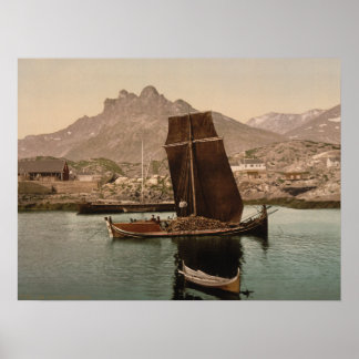 Nordlandsbaat, Nordland, Norway archival print