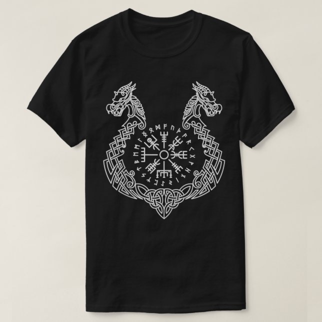 Nordmann Celtic Viking  Leif Erikson Munin Odin Vi T-Shirt (Design Front)