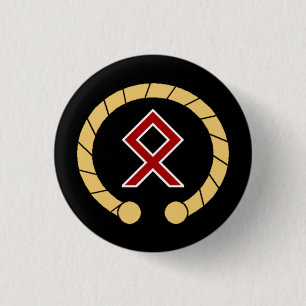 NordoCeltic Badge - Torc & Rune Button