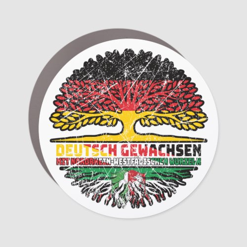 Nordrhein_Westfalen Deutsch Deutschland Car Magnet