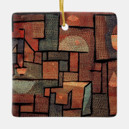 Nordrimmer by Paul Klee Ceramic Ornament
