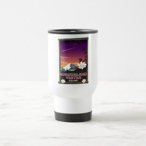 Norurland vestra Iceland travel poster Travel Mug