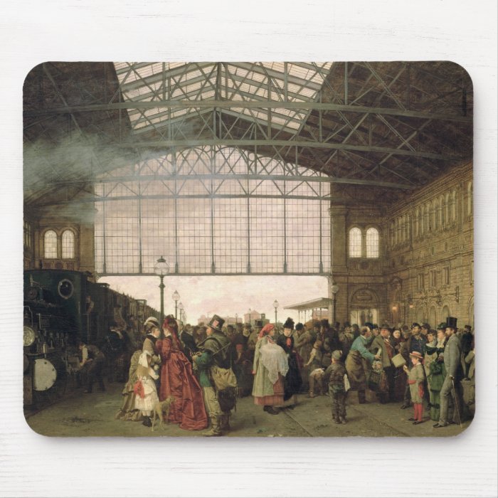 Nordwest Bahnhof, Vienna, 1875 Mouse Pad