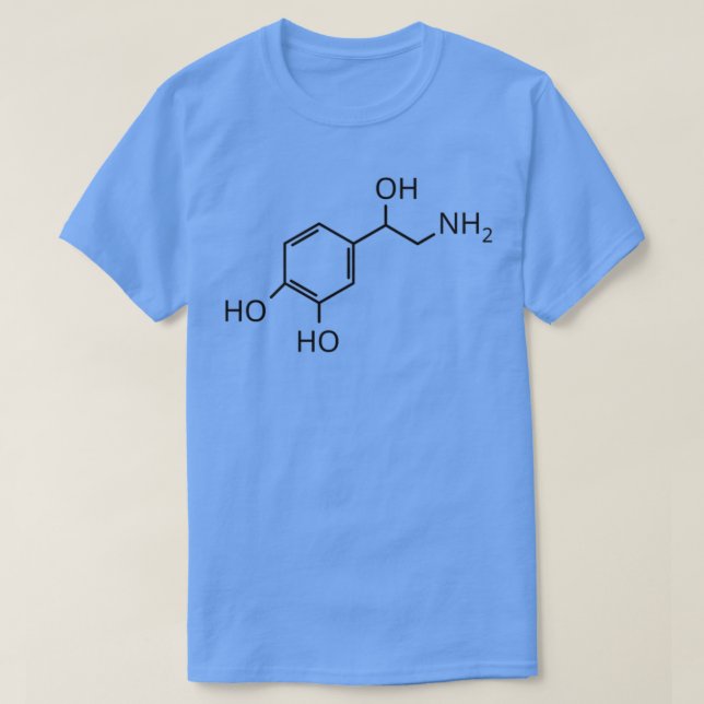Norepinephrine Noradrenaline Neurotransmitter Ment T-Shirt (Design Front)