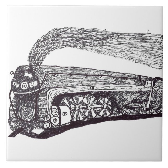 Norfolk and Western 611 Tile (Front)