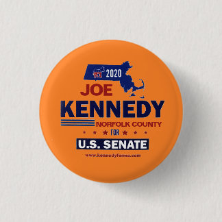 Norfolk County for Joe Kennedy 2020 Button