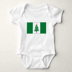 Norfolk Island Flag Baby Bodysuit