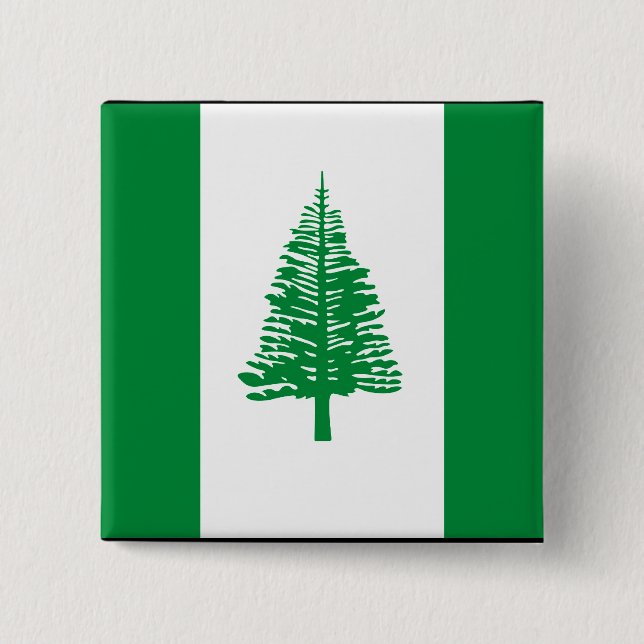 Norfolk Island Flag Button (Front)