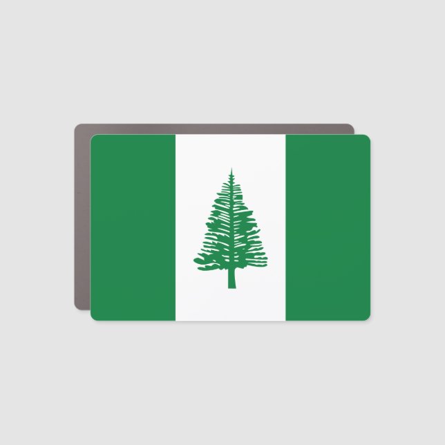 Norfolk Island Flag Car Magnet (Front)