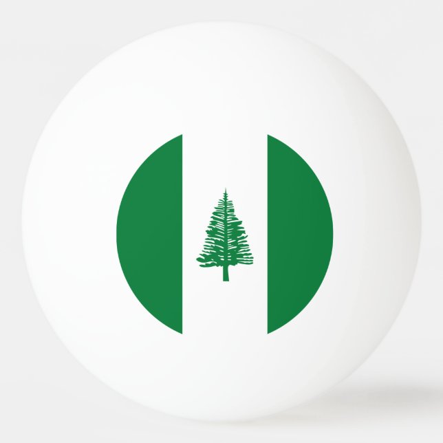 Norfolk Island Flag Ping Pong Ball (Front)