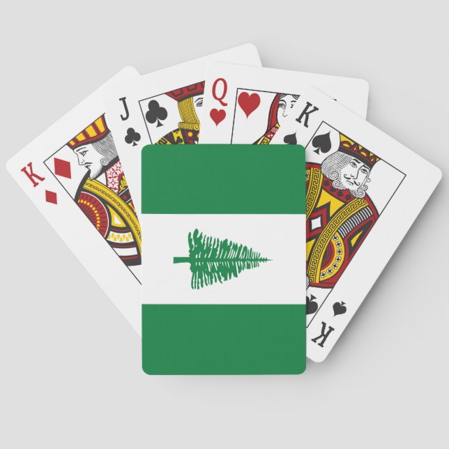 Norfolk Island Flag Poker Cards (Back)