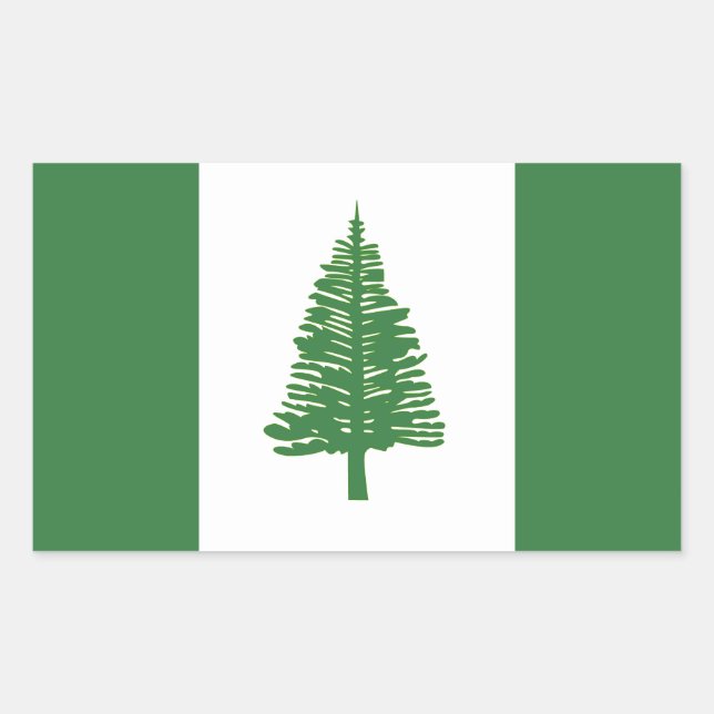 Norfolk Island Flag Rectangular Sticker (Front)