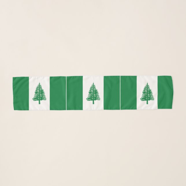 Norfolk Island Flag Scarf (Front (Horizontal))