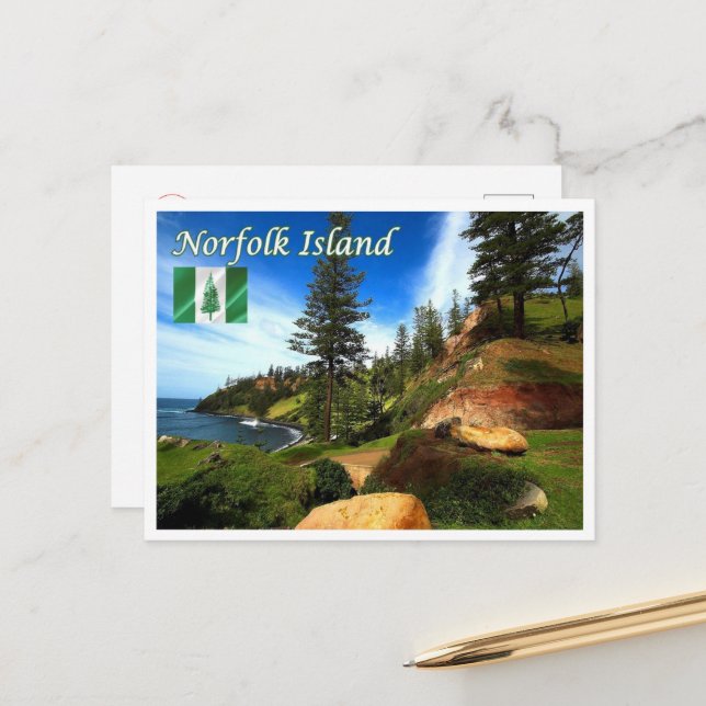 Norfolk Island - Panorama - Postcard (Front/Back In Situ)