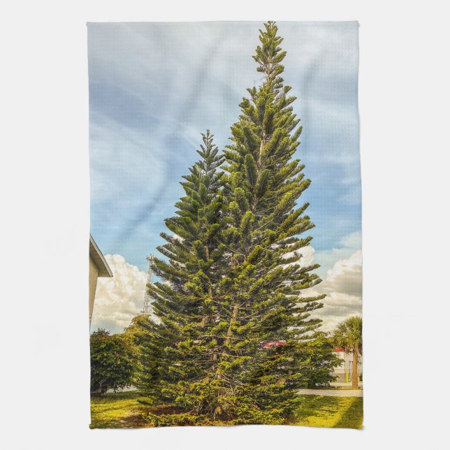Norfolk Island Pines  Kitchen Towel (Vertical)