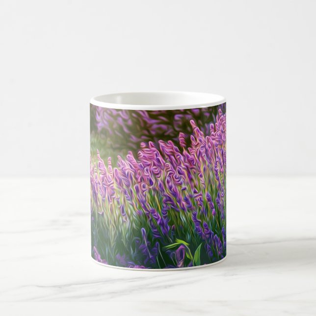NORFOLK LAVENDER - LAVENDER FIELD NORFOLK ENGLAND COFFEE MUG (Center)