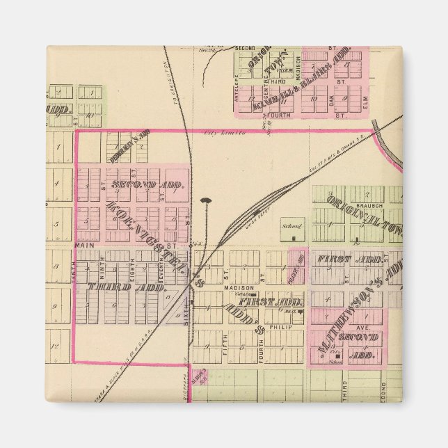 Norfolk, Nebraska Magnet (Front)