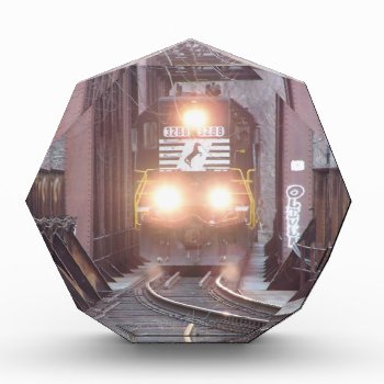 Norfolk Southern #3288 Acrylic Octagon Award by stanrail at Zazzle