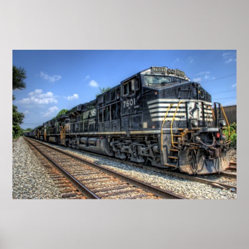 Norfolk Southern in HDR Poster