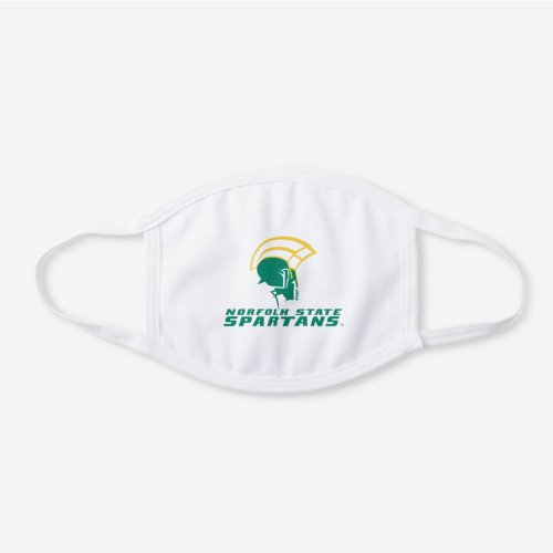 Norfolk State Spartans White Cotton Face Mask