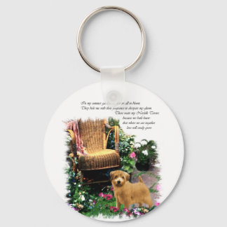 Norfolk Terrier Art Gifts Keychain