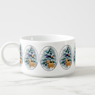 Norfolk Terrier Christmas Bowl