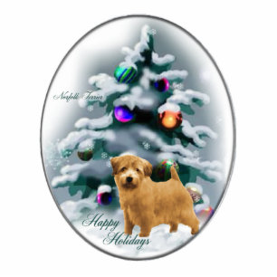 Norfolk Terrier Christmas Gifts Statuette
