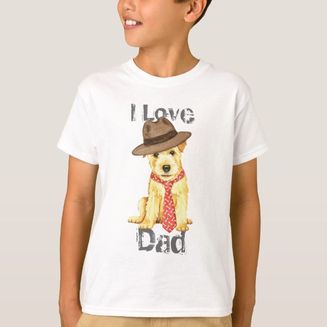 Norfolk Terrier Dad T-Shirt (Front)