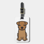 Norfolk Terrier Dog Cartoon Luggage Tag at Zazzle