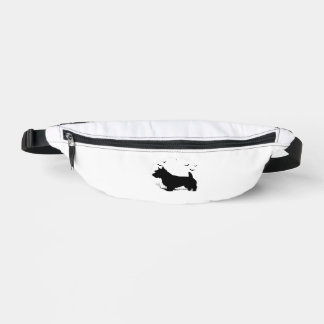 Norfolk Terrier Dog � Halloween Moon Silhouette Cl Fanny Pack