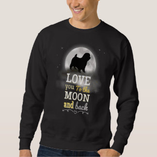 Norfolk Terrier Dog Love To The Moon Sweatshirt
